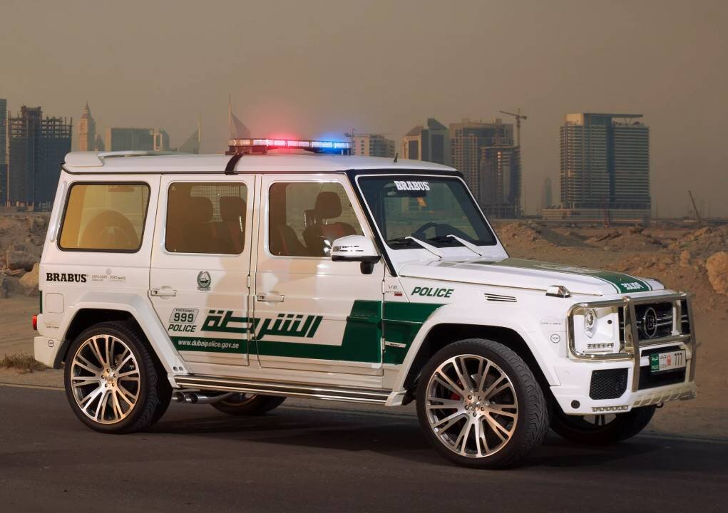 Полицейский Mercedes-Benz для Дубаи